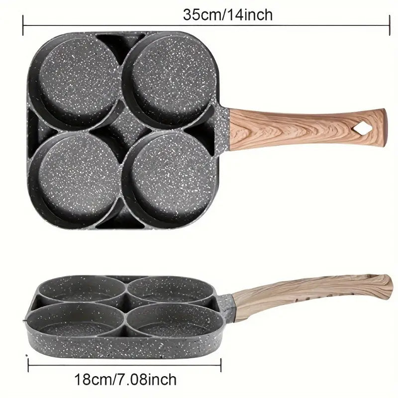 4 Holes Egg Frying Pan