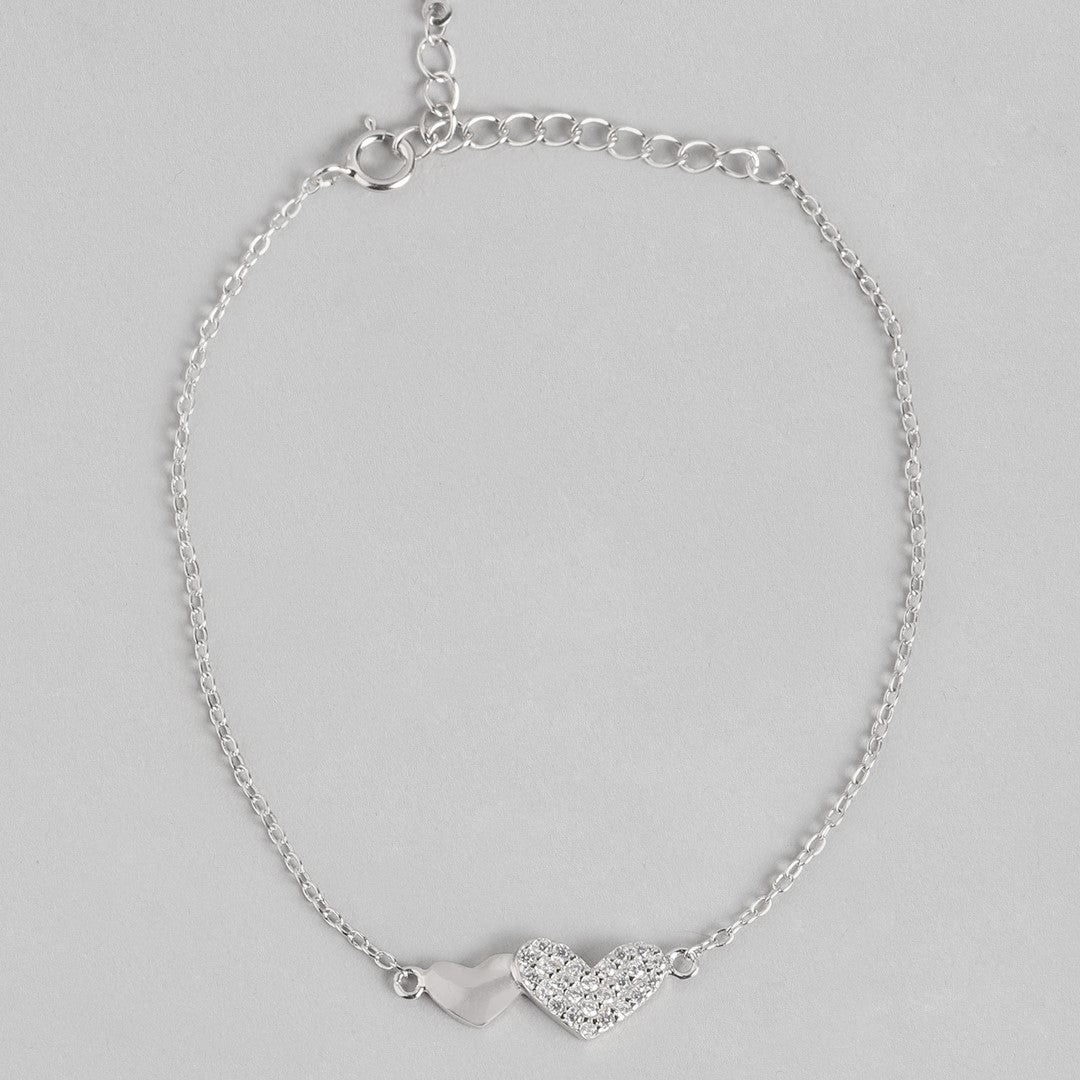 Beating Hearts 925 Silver Bracelet