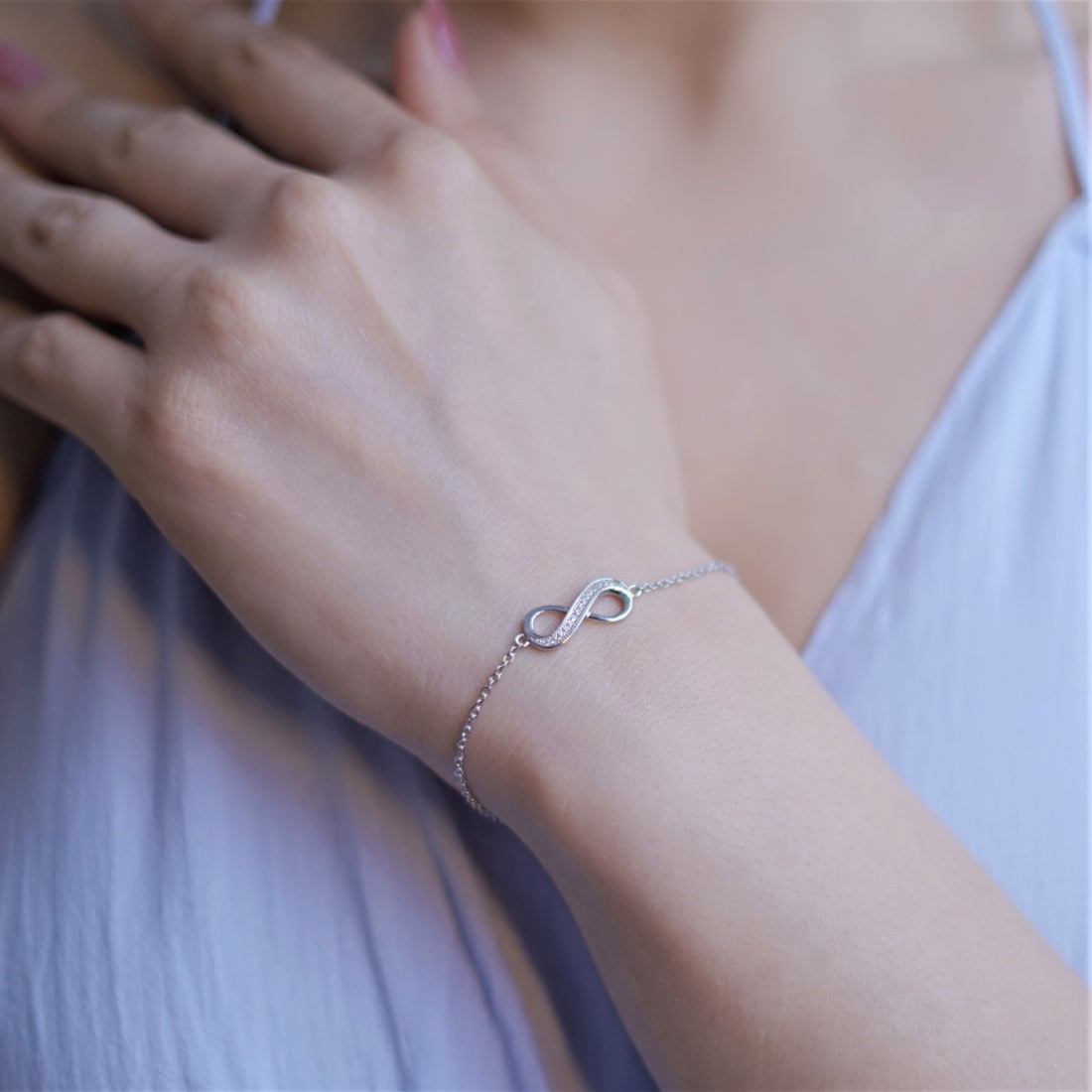 To Infinity and Beyond 925 Silver Bracelet