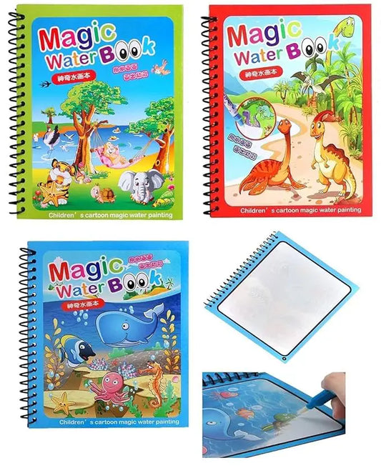 Magic water Coloring Book (Pack Of 3)