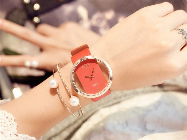 Women Watch Luxury Leather