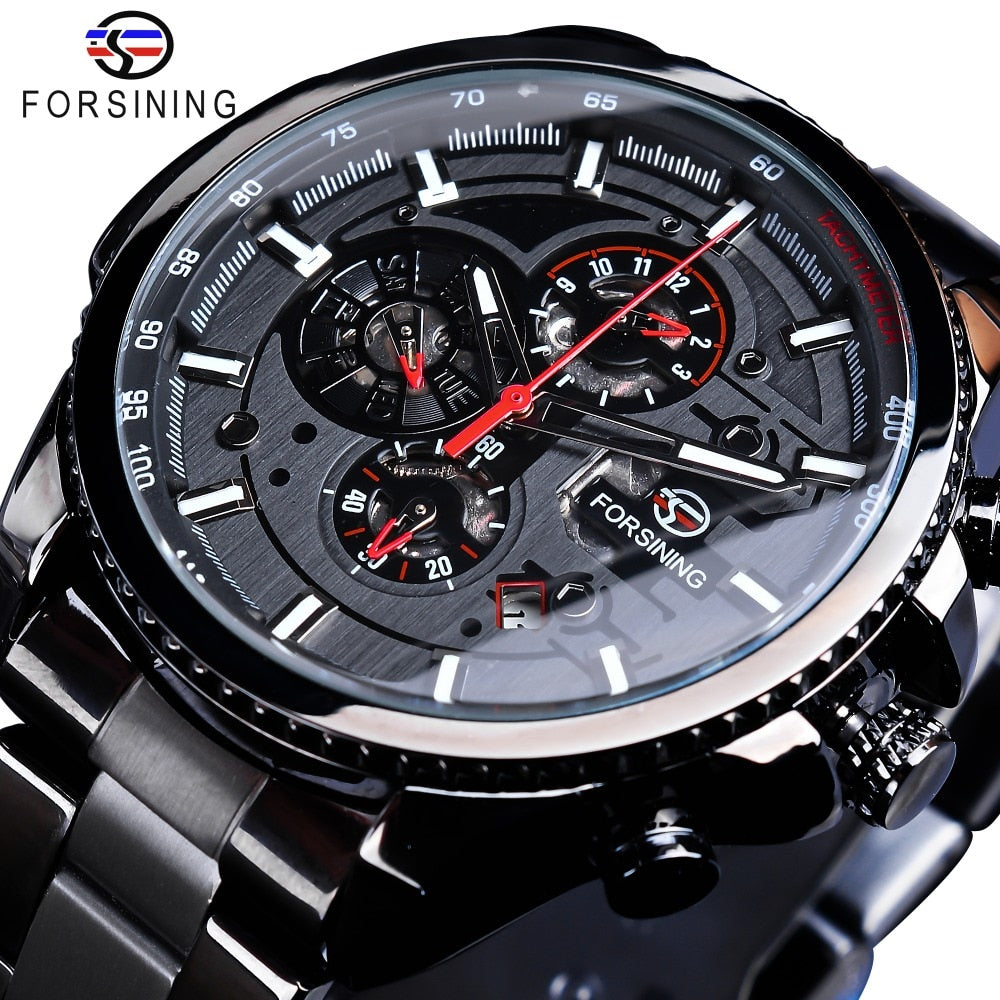 Stainless Steel Men Automatic Wrist Watch